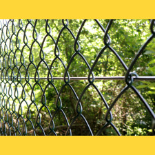 Chain link fence 50/3,00-1,90/200/20m / PVC KOMPAKT / ZN+PVC6005