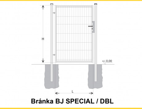 Gate BJ SPECIAL 1600x1000 / DBL / HNZ