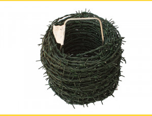 Barbed wire 2,5/2,0 / 50m / ZN+PVC6005