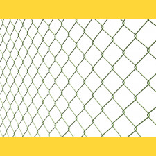 Chain link fence 50/2,50-1,65/150/15m / PVC BND / ZN+PVC6005