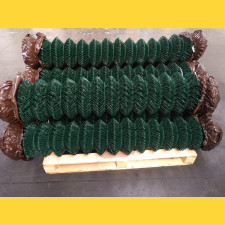 Chain link fence 60/3,50-2,50/150/20m / PVC KOMPAKT / ZN+PVC6005
