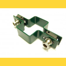 Panel clip for post 60x40mm / 4mm / continuous / ZN+PVC6005