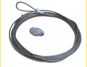 Pack of anchor cord GPAK3/galvanized cord 3,0mm x 4,0m, washer, tensioner Gripple med.