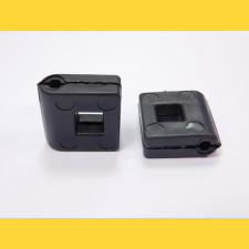 Vymezovač PVC na příchytku / 5mm / černý / (bal. 10ks)