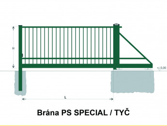 Self holding sliding gates SPECIAL
