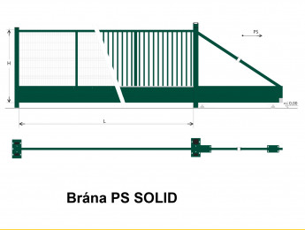 Self holding sliding gates SOLID